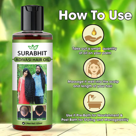 Ayurvedic Herbal Adivasi Hair Oil (BUY 1 GET 1 FREE)