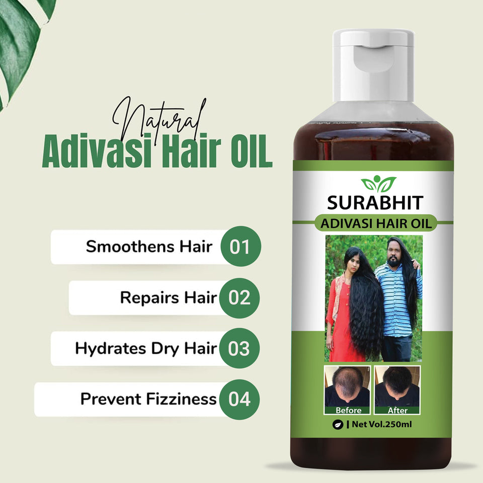 Surabhit Adivasi Herbal Hair Oil - 250 ML