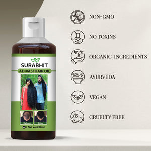 Surabhit Adivasi Herbal Hair Oil - 250 ML
